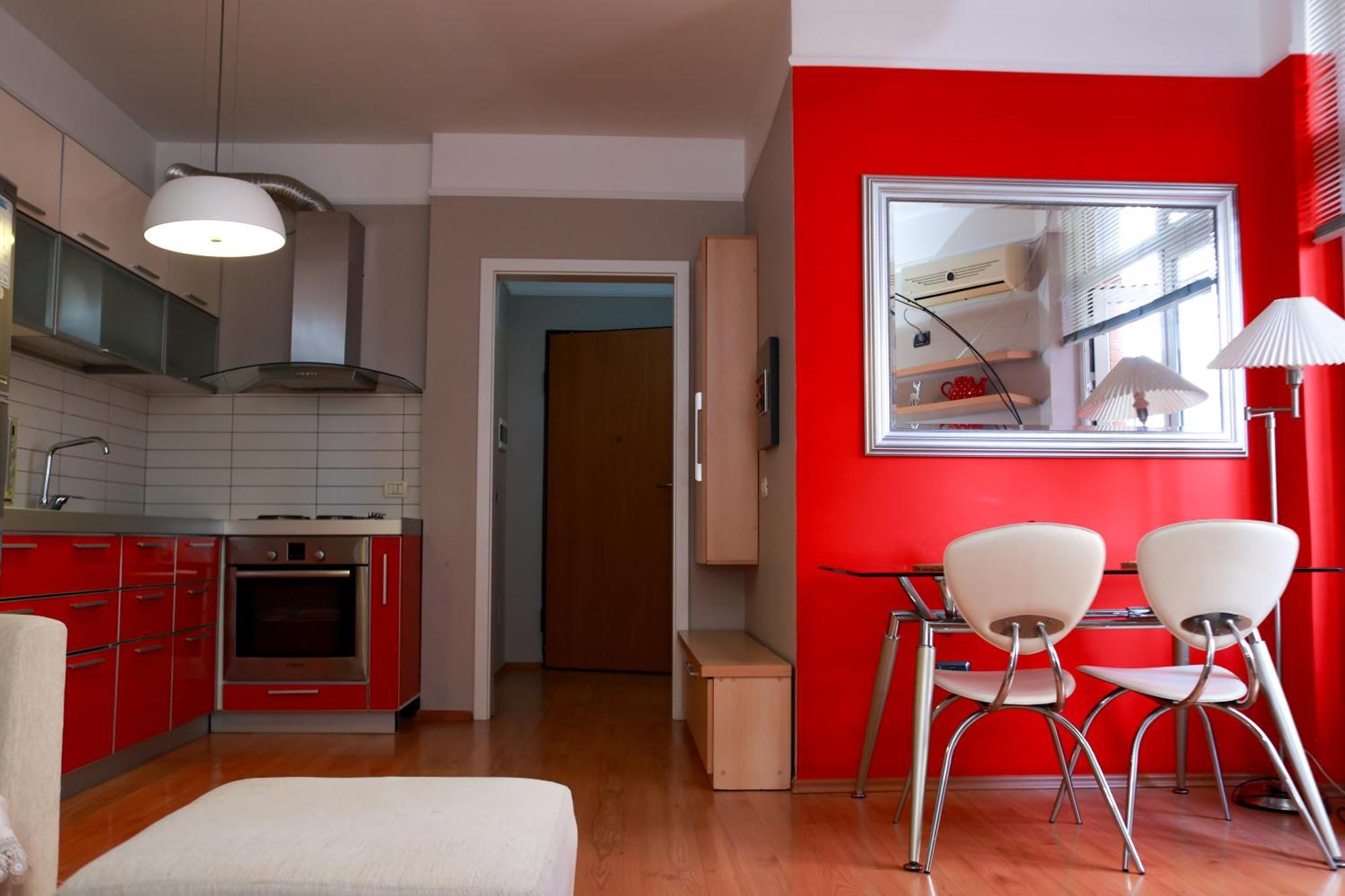 Cherry Apartment Tirana Bagian luar foto