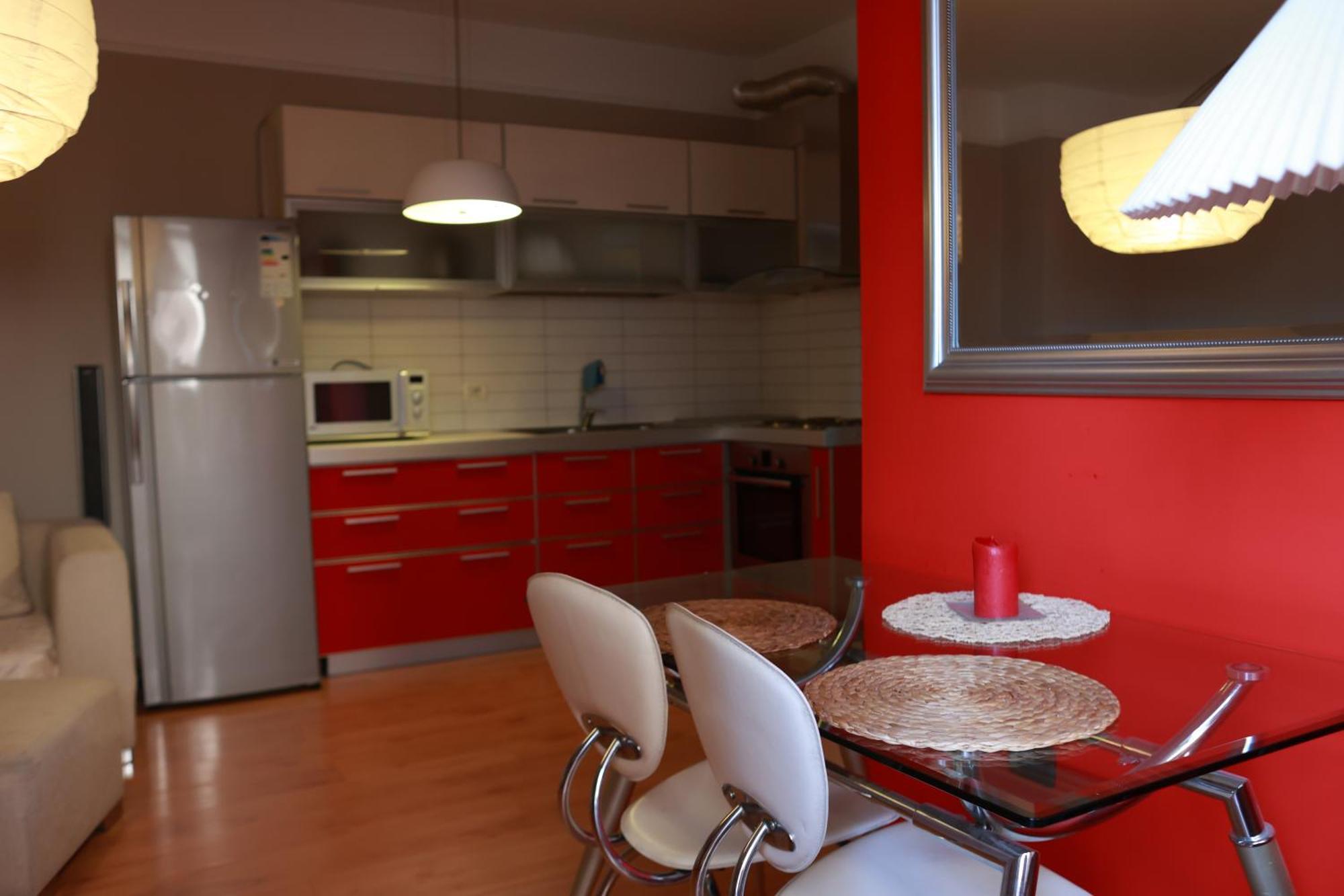 Cherry Apartment Tirana Bagian luar foto